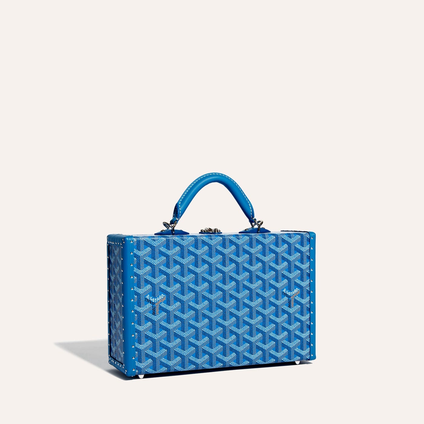 Goyard Grand Hôtel Trunk Bag Sky Blue - Image 1